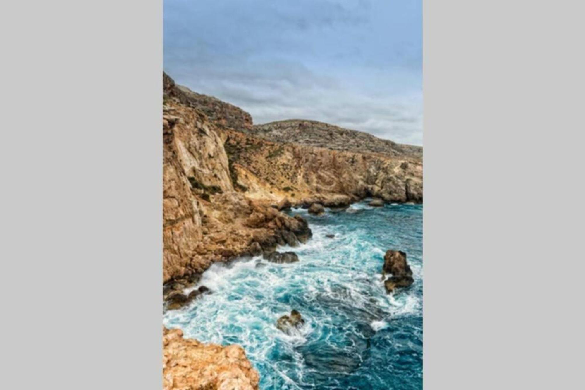Authentic Gf Apartment With Terrace At The 3 Cities Marina Cospicua Eksteriør bilde