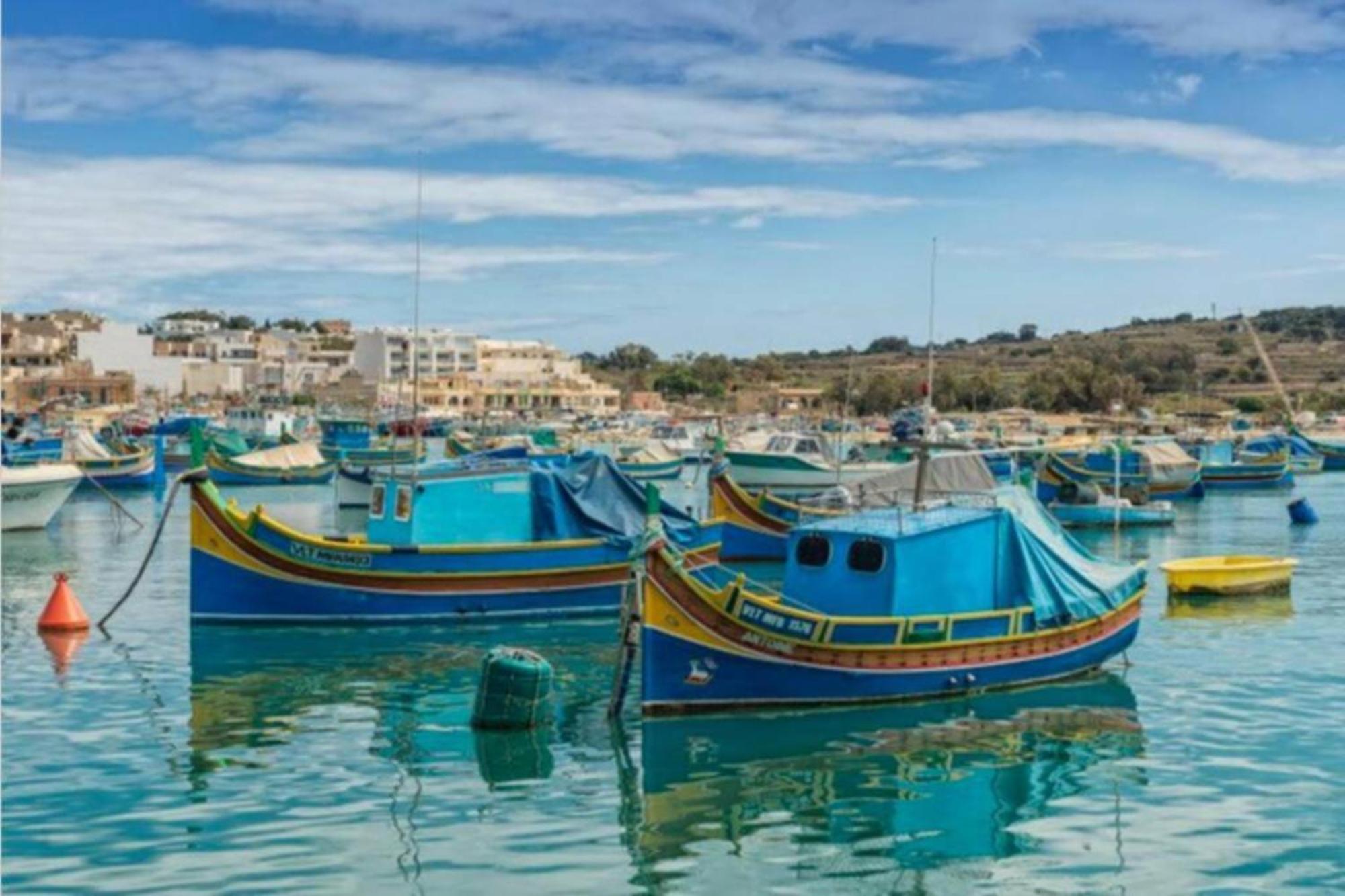 Authentic Gf Apartment With Terrace At The 3 Cities Marina Cospicua Eksteriør bilde