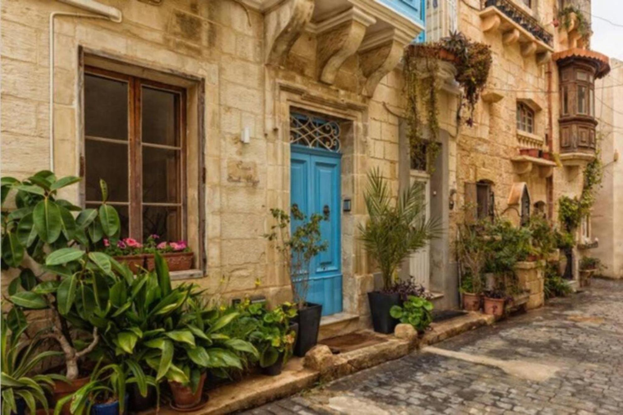 Authentic Gf Apartment With Terrace At The 3 Cities Marina Cospicua Eksteriør bilde